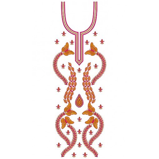 New Dress Embroidery Design 18748