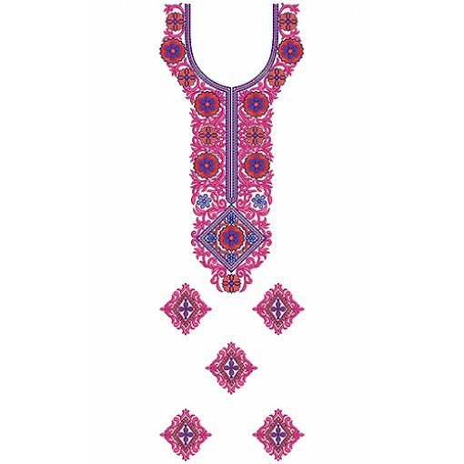 New Dress Embroidery Design 18749