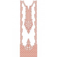 Dress Embroidery Design 19534