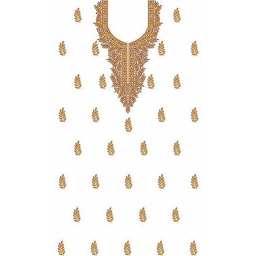 Dress Embroidery Design 19596