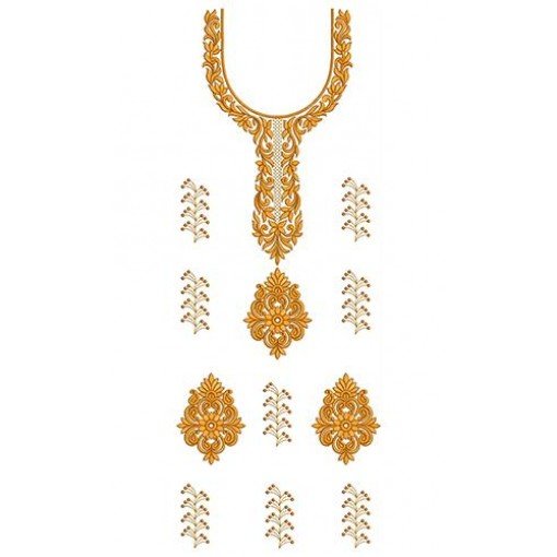 New Dress Embroidery Design 19619