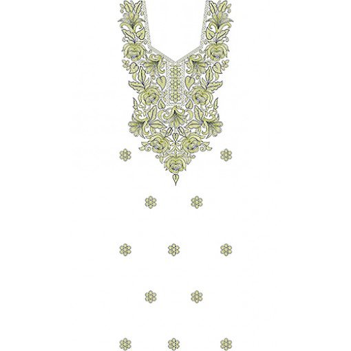 New Dress Embroidery Design 19658