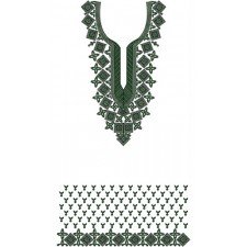 Dress Embroidery Design 20519