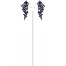 Dress Embroidery Design 20746