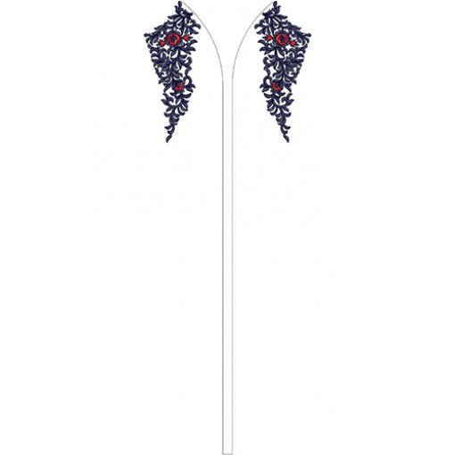 Dress Embroidery Design 20746