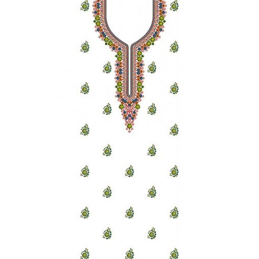 Punjabi Suits Latest Dress Embroidery Design 21860