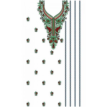 Egyptian Lehenga Dress Embroidery Design 21861