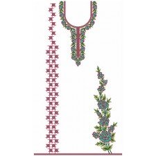 Kashmiri Machine Embroidery Design 21932