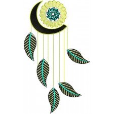 Stylish Dress Embroidery Design 21988