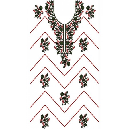 New Dress Embroidery Design 22046