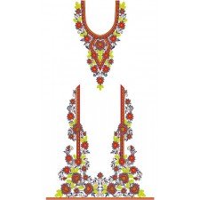 New Dress Embroidery Design 22048