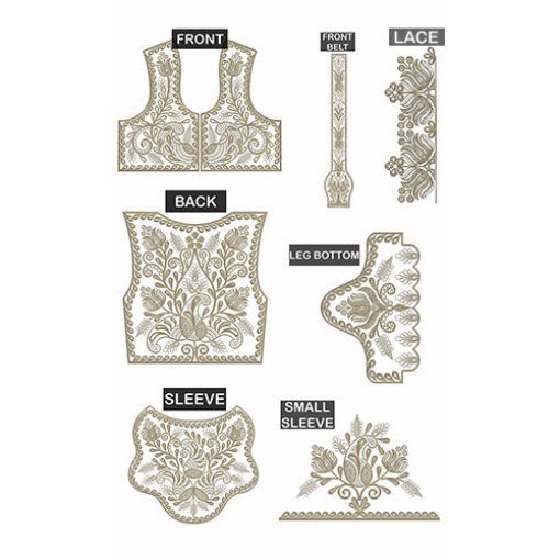 Amazing Vintage Caftan Embroidery Design 22259 Amazing Vintage Caftan Embroidery Design 22259