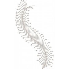Like Peacock Feather Embroidery Design 22292