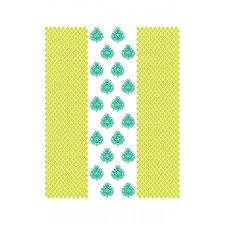 Flower Triangle Dress Embroidery Design 22853