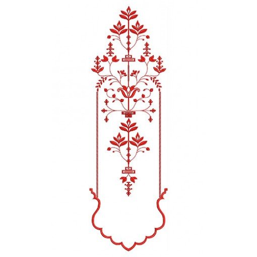 Djellaba Maxi Dress Embroidery Design 22940