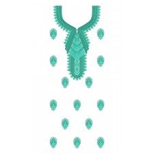 African Bazin Embroidery Design 22941