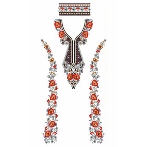 Full Dress Embroidery Designs 23035