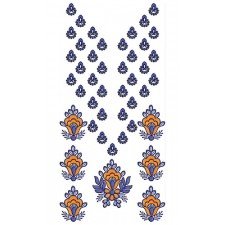 Mexican Dresses Embroidery Design 23042