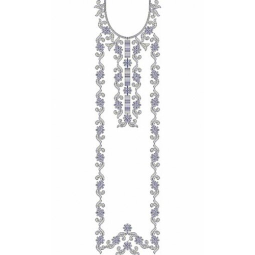 Full Chain Stitch Dress Design 23260