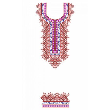 Mexican Dresses Embroidery Design 23303