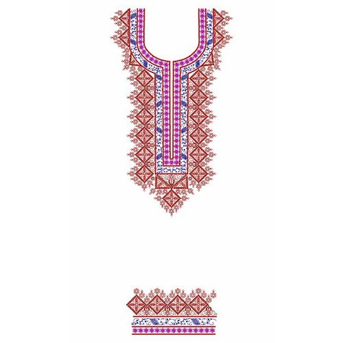 Mexican Dresses Embroidery Design 23303