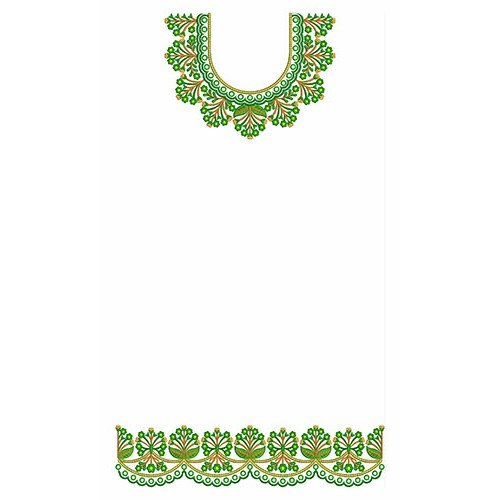 Latest Dress Embroidery Design 23328