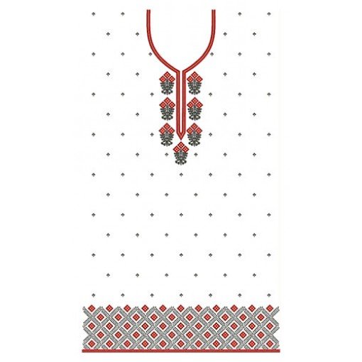 Nigerian Dress Embroidery Design 23389