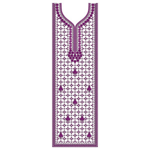 asymmetrical Dress Design In Embroidery 23543