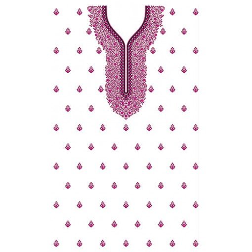Casual Dress Embroidery Design 23544