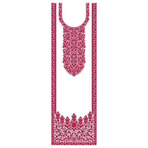Spiral Dress Embroidery Design 23567
