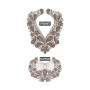 Macedonian Sleeve And Neck Cording Embroidery Design 25953