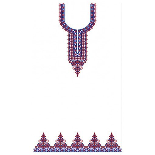Pretty Dress Design In Embroidery 23603