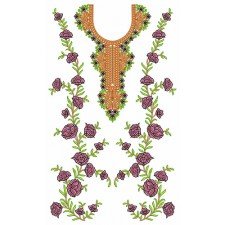 Traditional Mango With Flower In Dress Design 23651