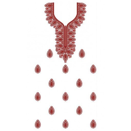 Radiant Designer Dress In Embroidery 23801