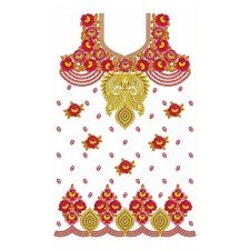 Royal Class Clothing Style Outfit Embroidery Design