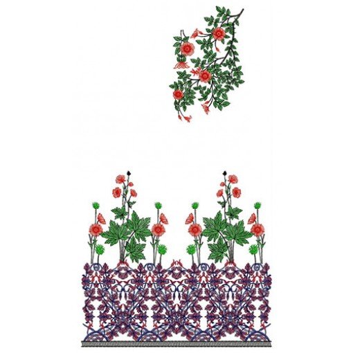 Extensive Dress Design In Embroidery 23966