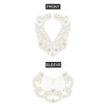 Macedonian Neck And Sleeve Cording Embroidery Design 25949