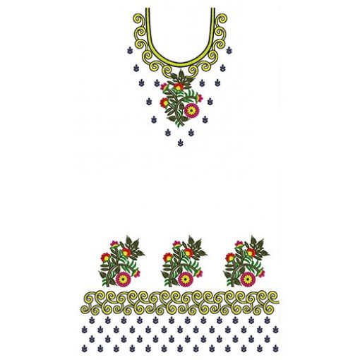 Foremost Dress Design In Embroidery 24055