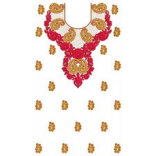 Charming Paisley Vibrant Thread Matching Tunic Kurti Dress Design