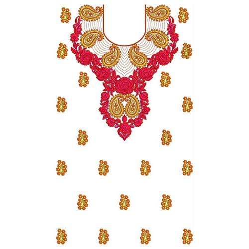 Charming Paisley Vibrant Thread Matching Tunic Kurti Dress Design