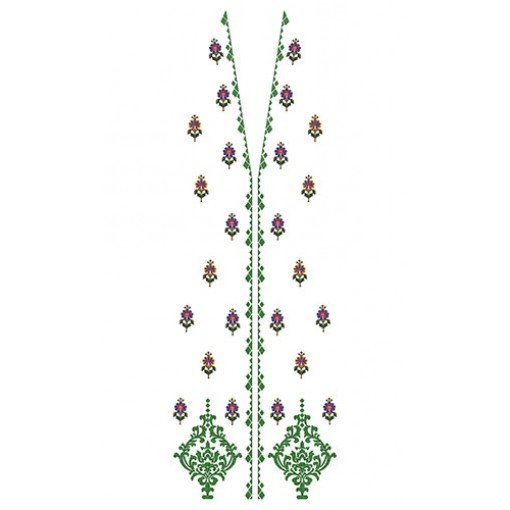 Moroccan Dress Embroidery Design 24198