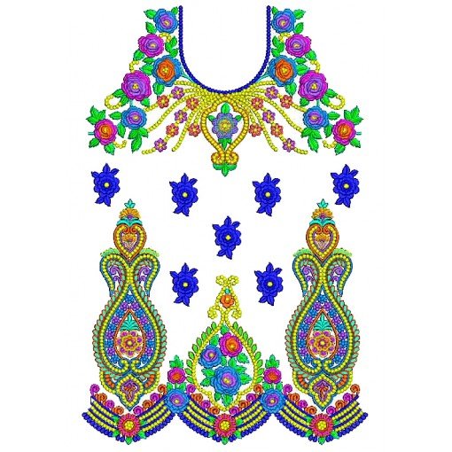 Ukrainian | Mexican Hand Embroidery Dress Design 25222
