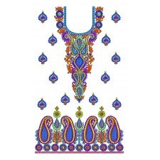 Beautiful Boho Touch Embroidery Dress Design 25224