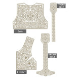 Macedonian Caftan Embroidery Design 25947
