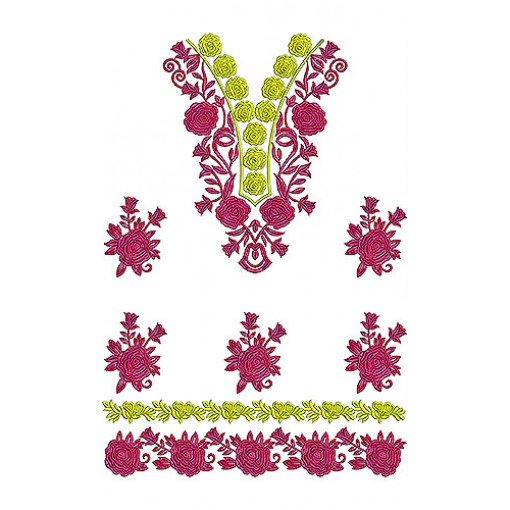 Boheme Designer Clothing Embroidery Design