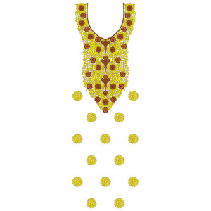 New Dress Embroidery Design 30145