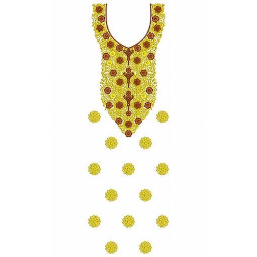 New Dress Embroidery Design 30145