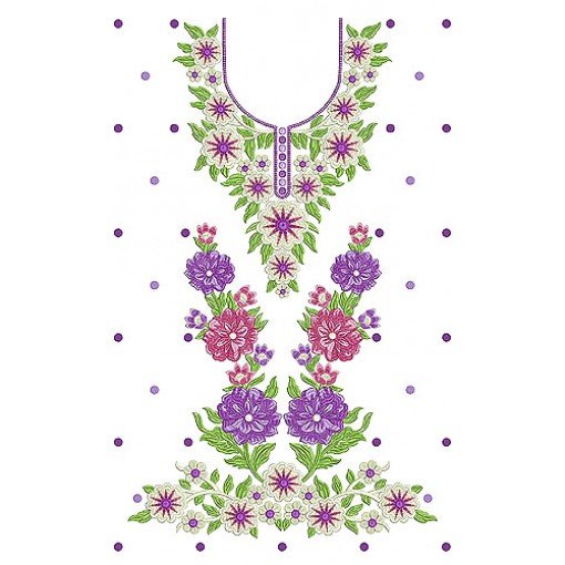 Single Head Embroidery Design