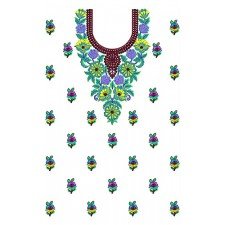 Women Khaleeji Dress Embroidery Design