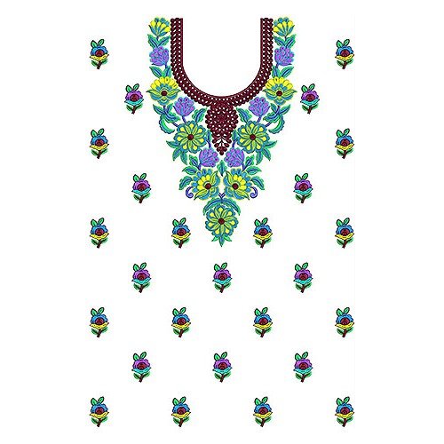 Women Khaleeji Dress Embroidery Design